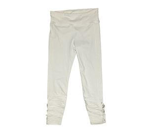Nannette lepore criss cross white leggings